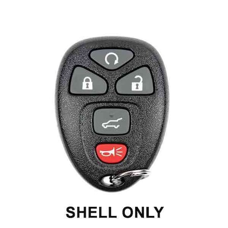 Keyless Factory KeylessFactory: 5 Button Remote Shell / GM 2007-2017 /  OUC60270 ORS-GM-1223